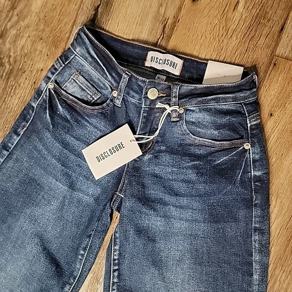 Wide Leg Denim Jeans - Picture 2 of 9